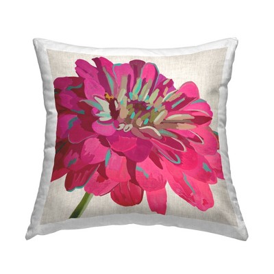 Stupell Industries Bold Magenta Dahlia Flower, 18 x 18