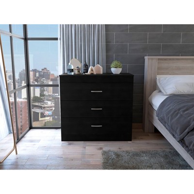 CAVINAS 3-Drawer Dresser for Bedroom, Modern Chest of Drawers,Particle Board Finish Storage Dresser,Bedroom Furniture,Floorstanding