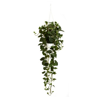Nearly Natural Philodendron Hanging Basket Artificial Plant
