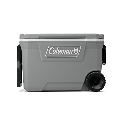 Coleman 316 Series Wheeled Cooler 101 Cans/62qt Hard-Sided Cooler - Gray