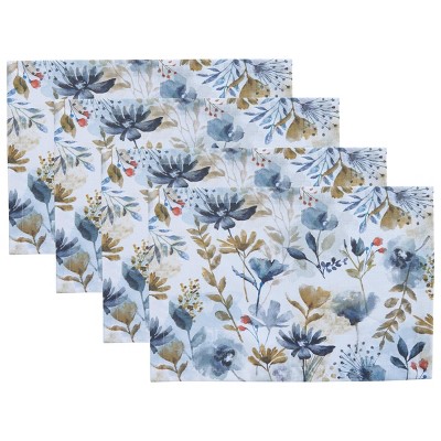 Split P Bloomington Print White Placemat Set of 4