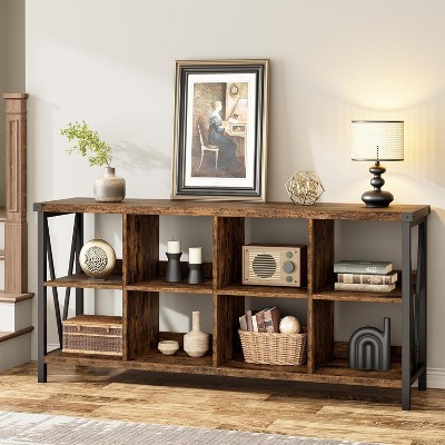 Console cabinets,console Bookshelfs for Entryway, Long Low Book Shelf for Living Room