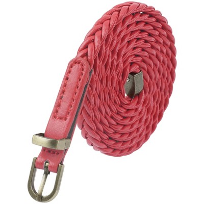 INSPIRE CHIC Women's Braided Cord Retro Casual Decoration for Dresses Thin Belts