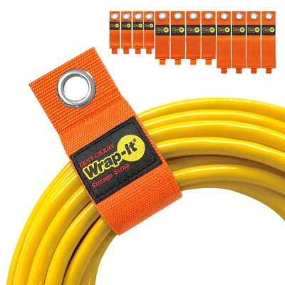 Wrap-It 12pk Heavy-Duty Strap Orange