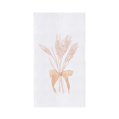 C&F Home Autumn Fields Wheat Embroidered Cotton Flour Sack Dishtowel