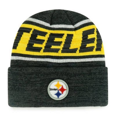 NFL Pittsburgh Steelers Bitter Knit Beanie: Sports Team Logo, Adult One Size