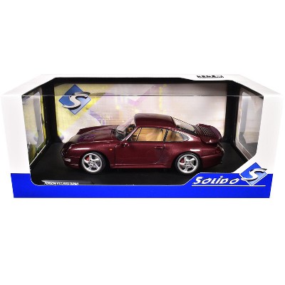 1997 Porsche 911 (993) Turbo Arena Red Metallic 1/18 Diecast Model Car by Solido