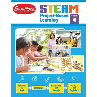 Steam Project-Based Learning, Grade 4 Teacher Resource - by  Evan-Moor Educational Publishers (Paperback)