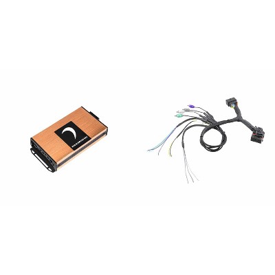 Diamond Audio MICRO2V2 Series 2-Channel Full Range Class D Amplifier with MSTLINK T-Harness for '14-23 HD Factory Radios to Aftermarket Amplifiers