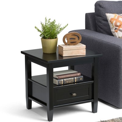 NicBex Vintage Coffee Table with Storage,2-Tier Table with Shelf and Drawer,Multi-Functional Table for Living Room and Bedroom