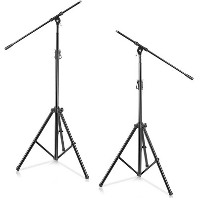 Pyle Tripod Boom Microphone Stand Set (2-Pack) - PMKS56X2