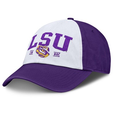 NCAA LSU Tigers Unstructured White Cotton Hat