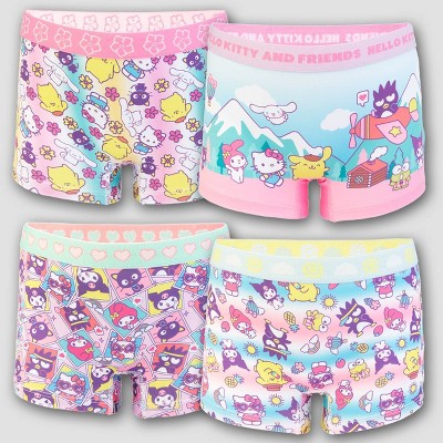Girls' Hello Kitty & Friends 4pk Underwear