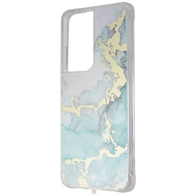 Case-Mate Prints Series Hard Case for Samsung Galaxy S21 Ultra 5G - Ocean Marble