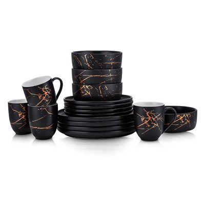 Stone Lain Zora 32-Piece Porcelain Dinnerware Set, Service for 8