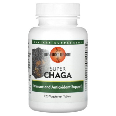 Mushroom Wisdom Super Chaga, 120 Count