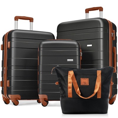 Dexmalle ABS Durable Suitcase with Travel Bag