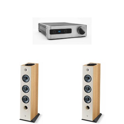 FCHORA826LW-D (PAIR) + Elac DS-A101-G - Discovery Amplifier with Wi-Fi - GREY