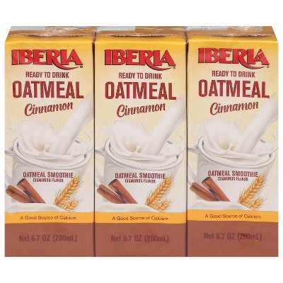 Iberia Cinnamon Oatmeal Drink - 3pk/6.7 fl oz Cartons