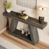 Resenkos Entryway Table, Console Sofa Table,Farmhouse Console Table, 55" Sofa Table with Storage - 2 of 4