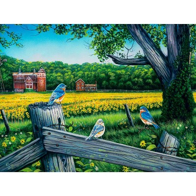 Sunsout Sunflower Valley Blues 500 pc Jigsaw Puzzle 60862