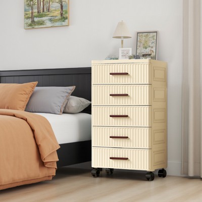 Multifunctional Drawer Storage Cabinet, Bedside Table  Storage Cabinet, Children's Toys Books Clothes Storage Cabinet, For Living Room, Bedroom