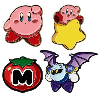 Kirby Meta Knight and Maxim Tomato Variety 4pk Enamel Filled