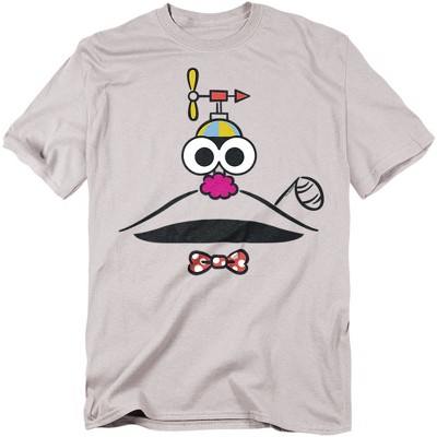 Men's Sesame Street Big Face Sam The Robot T-Shirt