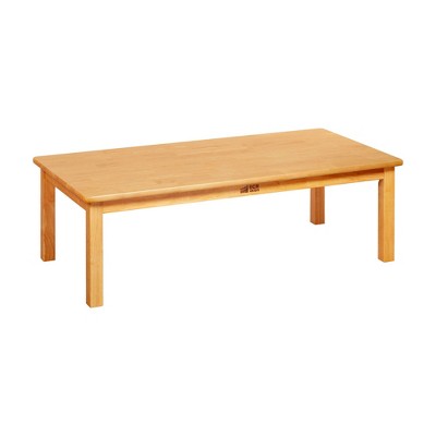 ECR4Kids Hardwood Table with 14in Legs, Honey