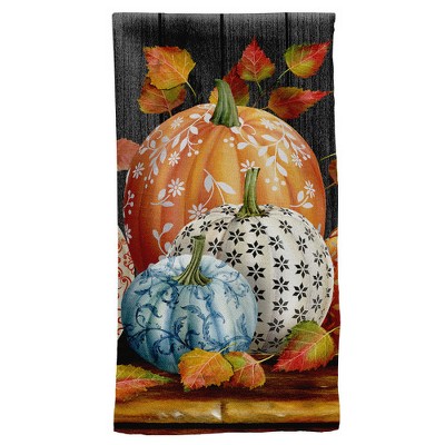 Briarwood Lane Fall Hand Towel 26x18 Elegant Pumpkins For Fall Hand Towel
