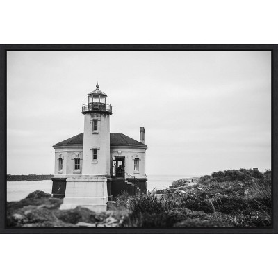 Amanti Art Looking Out by Nathan Larson Framed Canvas Wall Art