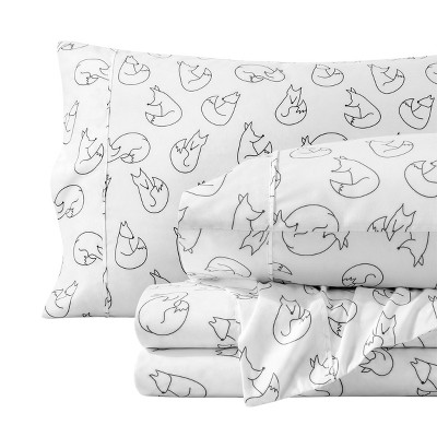Printed Pattern Microfiber Sheet Set by Bare Home