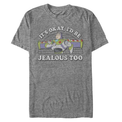 Men's Toy Story Buzz Lightyear I'd Be Jealous Too T-Shirt