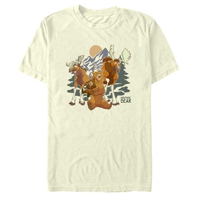 Men's Brother Bear Group Shot Logo T-Shirt