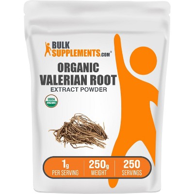 BulkSupplements Organic Valerian Root Extract Powder