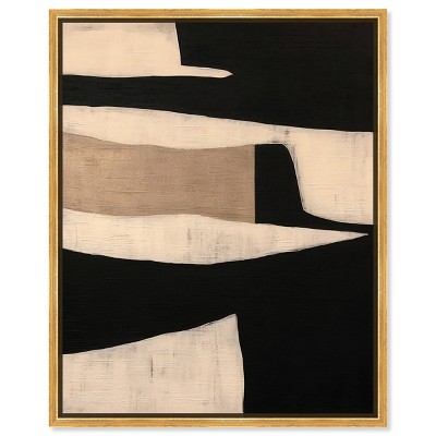 Art Remedy Maderas Texture Modern Minimal Abstracts Framed