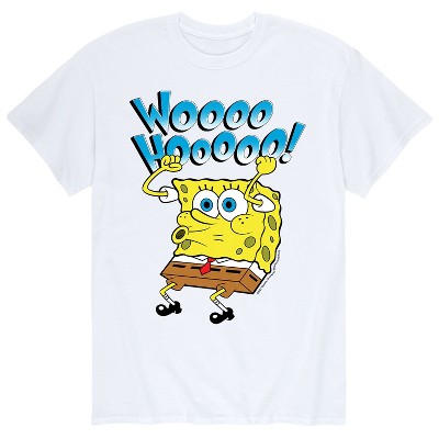Men's - SpongeBob SquarePants - Woooo Hoooo! Short Sleeve Graphic T-Shirt