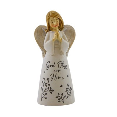 Roman 4.0 Inch Home Angel Everyday Figurine , God Bless (1PC)