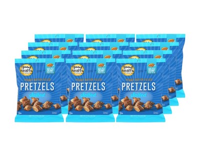 Good Health Salted Peanut Butter Pretzels - Case of 12/5 oz