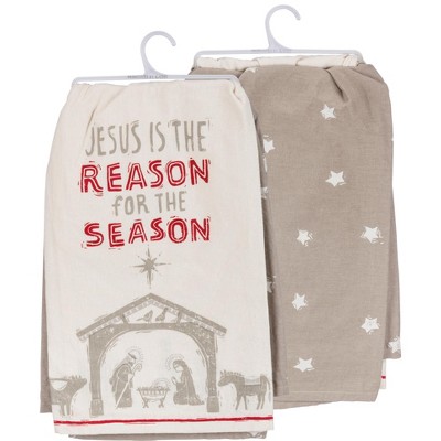 Primitives by Kathy Reason Decorative Kitchen Towel Set - 28" x 28"
