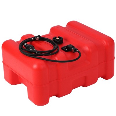 Marine Tank, 3 Gallon Portable Outboard Boat Transfer Tank with Line & I-Shaped Handle - Easy to Carry