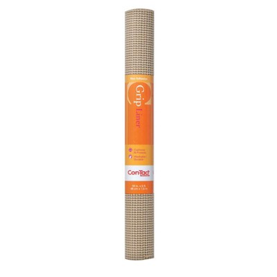 Con-Tact Beaded Grip 5 ft. L X 18 in. W Taupe Non-Adhesive Shelf Liner (Case of 6)