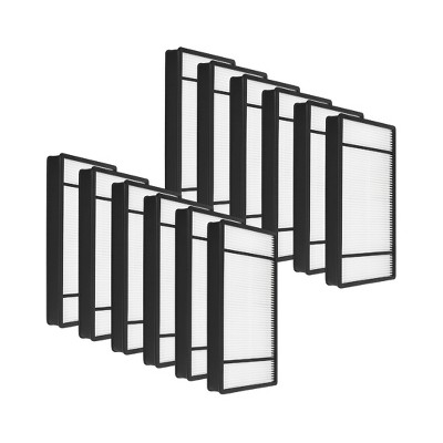 Nispira True HEPA Replacement Filter H for Honeywell HRF-H2 Fits Air Purifier Model HPA050, HPA150, HPA060, HPA160, HHT055, HHT155, 12 Packs