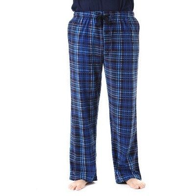 #followme Men's Microfleece Pajamas - Plaid Pajama Pants for Men - Lounge & Sleep PJ Bottoms