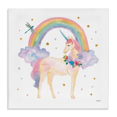 Stupell Industries Magical Friends Unicorn, 17" x 17"