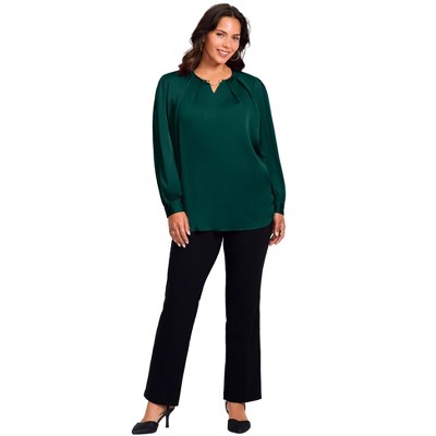 Avenue Chain Detail Satin Top