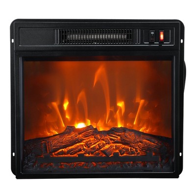 IHOMEADORE 21" Black Insert LED Electric Fireplace