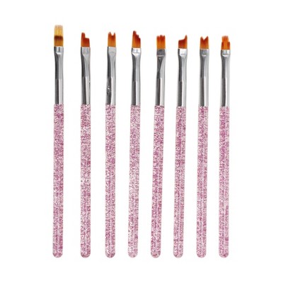 Unique Bargains Multifunctional Nail Painting Brushes 1 Set
