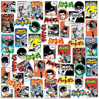Batman 85Th Mashups Batman And Robin Manga Classic 50Ct Sticker Pack Miscellaneous 50 Ct. Sticker Pack