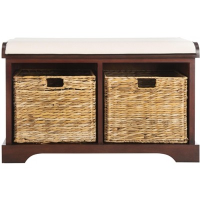 Freddy Wicker Storage Bench - AMH5736 - Safavieh